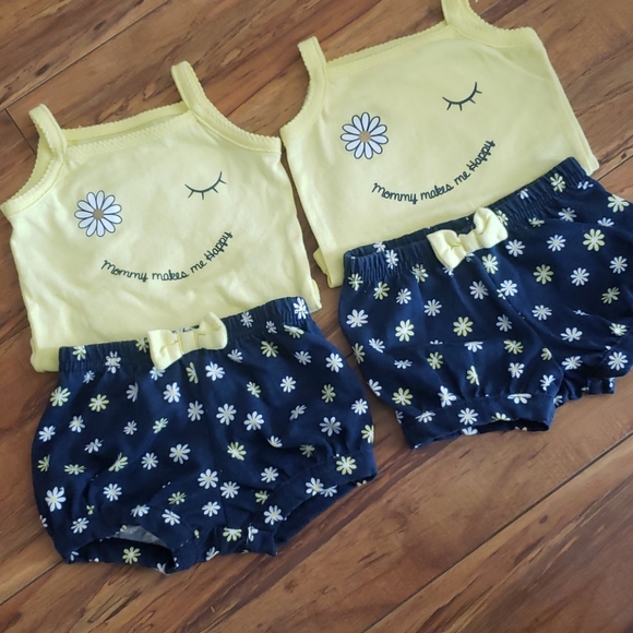 Garanimals Other - Twin girl sun outfits